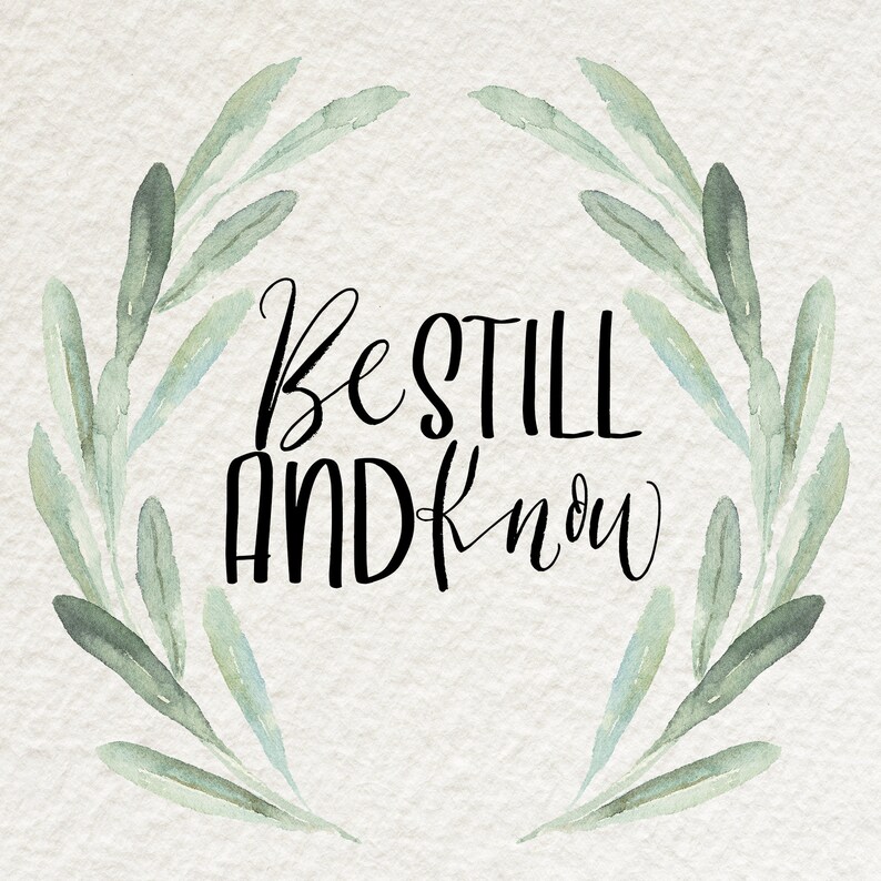 Be Still and Know | Etsy