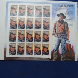 John Wayne - Legends of Hollywood Commemorative US Stamp Set