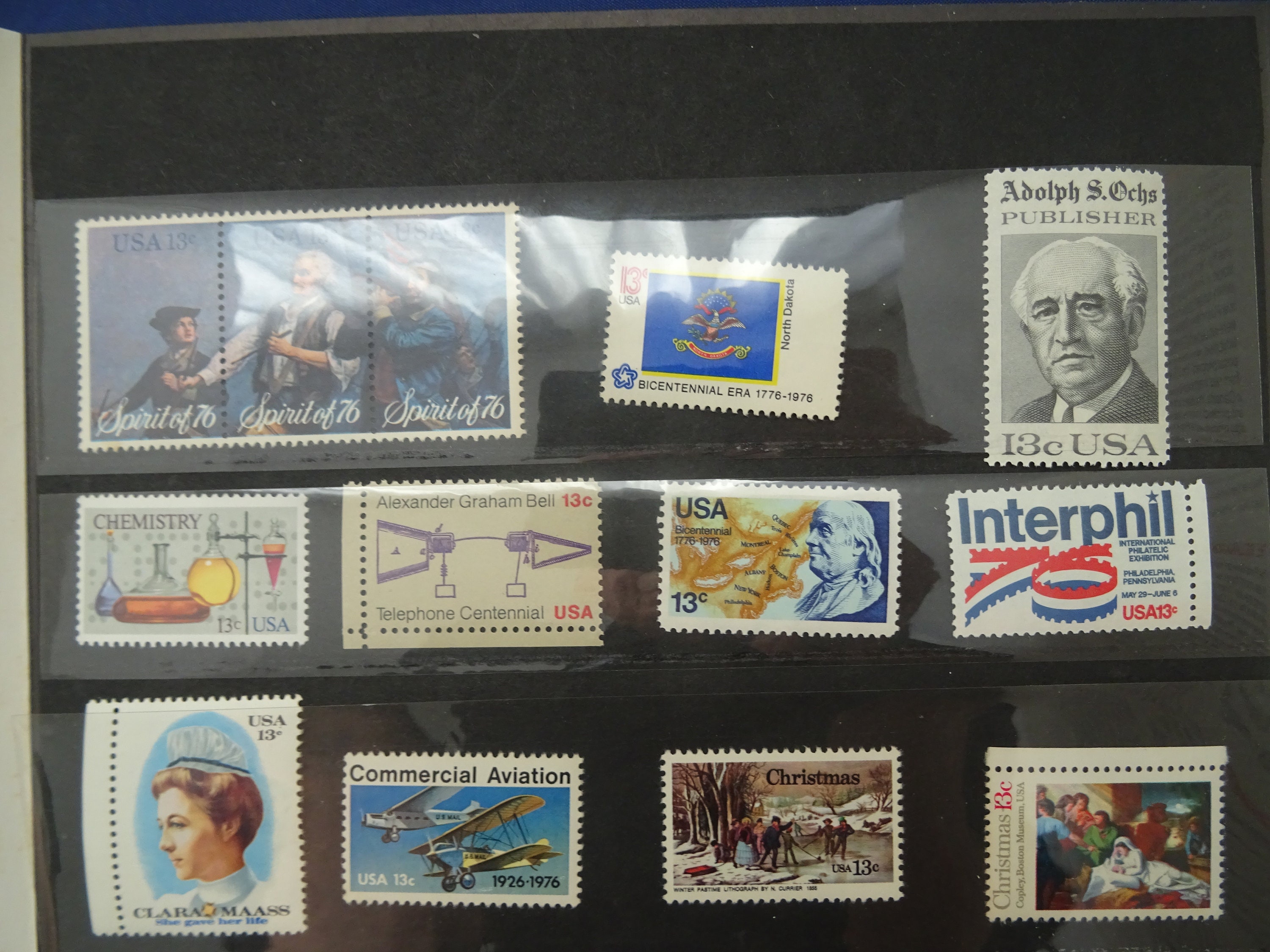 1976 U.S. Postal Service Mint Set of Commemorative Stamps Etsy