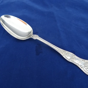 King Pattern Serving Spoon Dominick & Haff Sterling 8 1/2&quot; ca 1880 mono