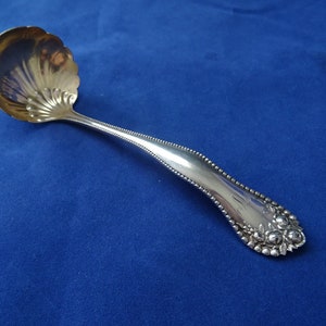 Lancaster Cream Ladle, New Style, in Sterling by Gorham 1897 gw bowl mono