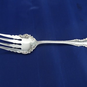 Mazarin pattern Serving Fork 8 5/8&quot; ca 1892 by Dominick & Haff Sterling.