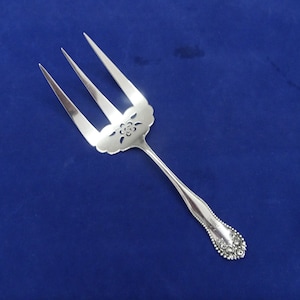 Lancaster Toast or Bread Serving Fork in Gorham sterling