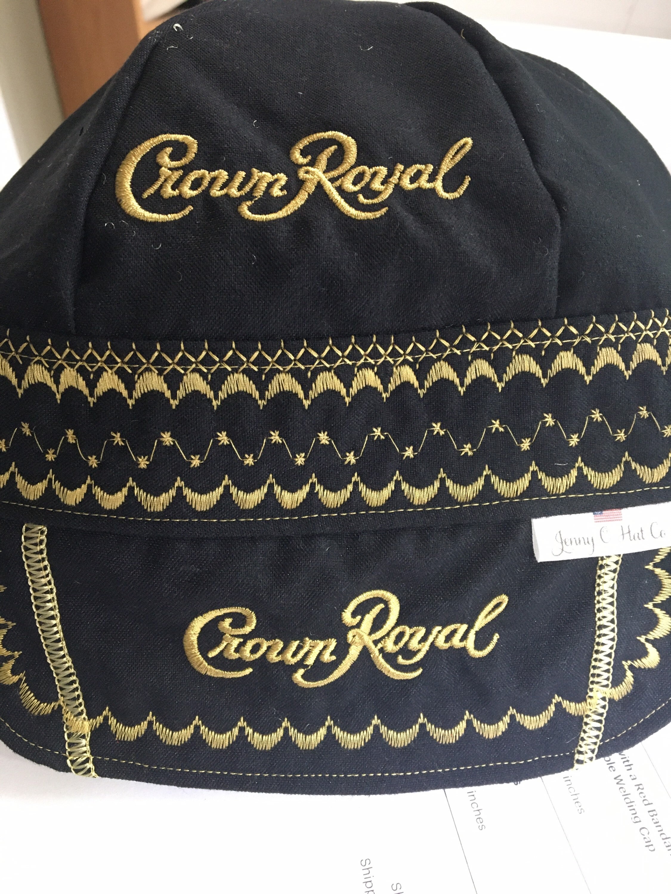Black Crown Royal Caps | Etsy New Zealand