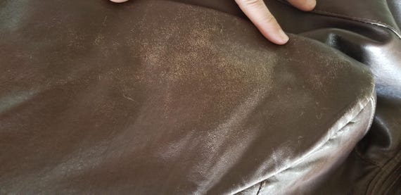 Men's lined leather dress jacket S/M size 38 El Antelope vintage View 4