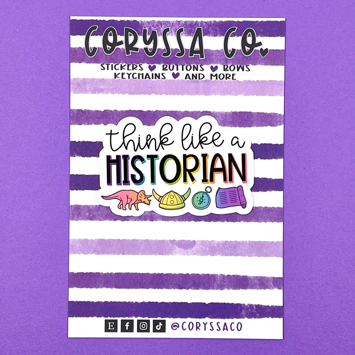 Think Like a Historian Sticker | Social Studies Teacher Stickers ...
