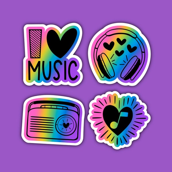 Music Sticker Etsy