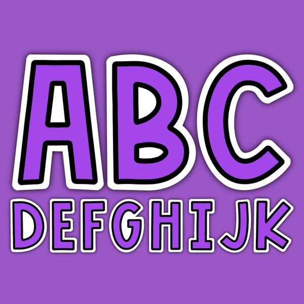 Purple Initial Sticker | Alphabet | Monogram | 3” Letter | A B C D E F G H I J K L M N O P Q R S T U V W X Y Z | Choose You Letter