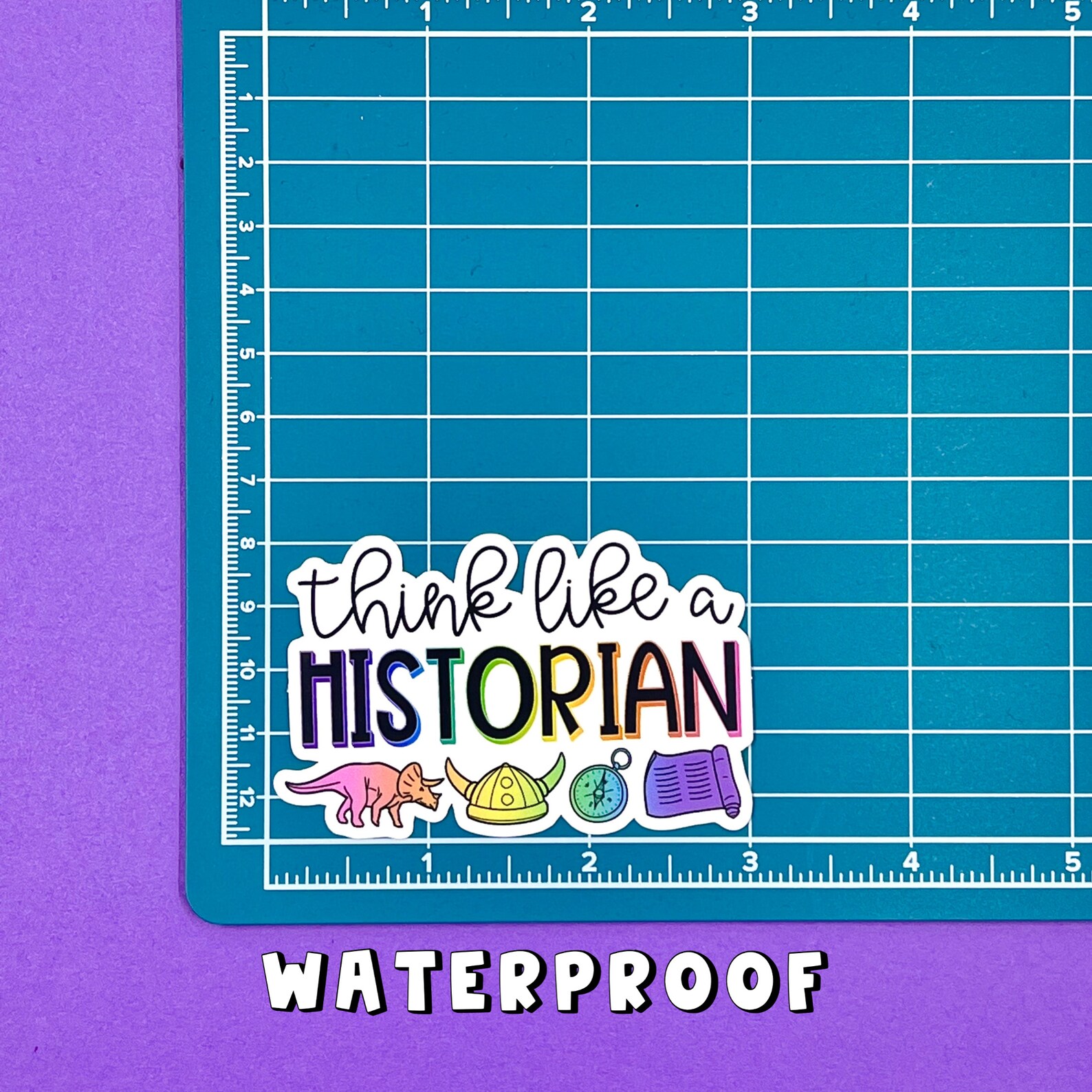 Think Like a Historian Sticker | Social Studies Teacher Stickers ...
