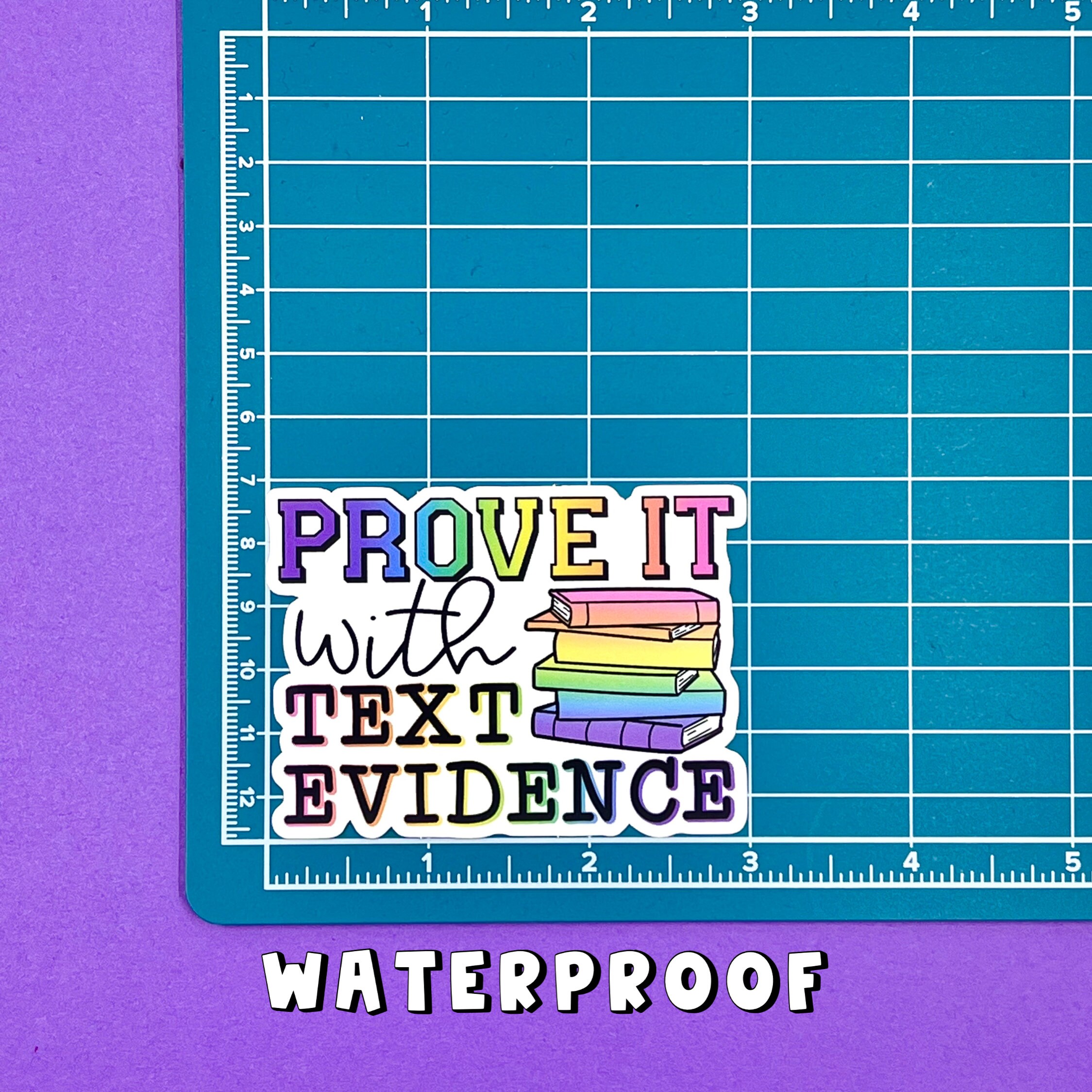 Prove It With Text Evidence Sticker | English Teacher | Grammar Humor ...