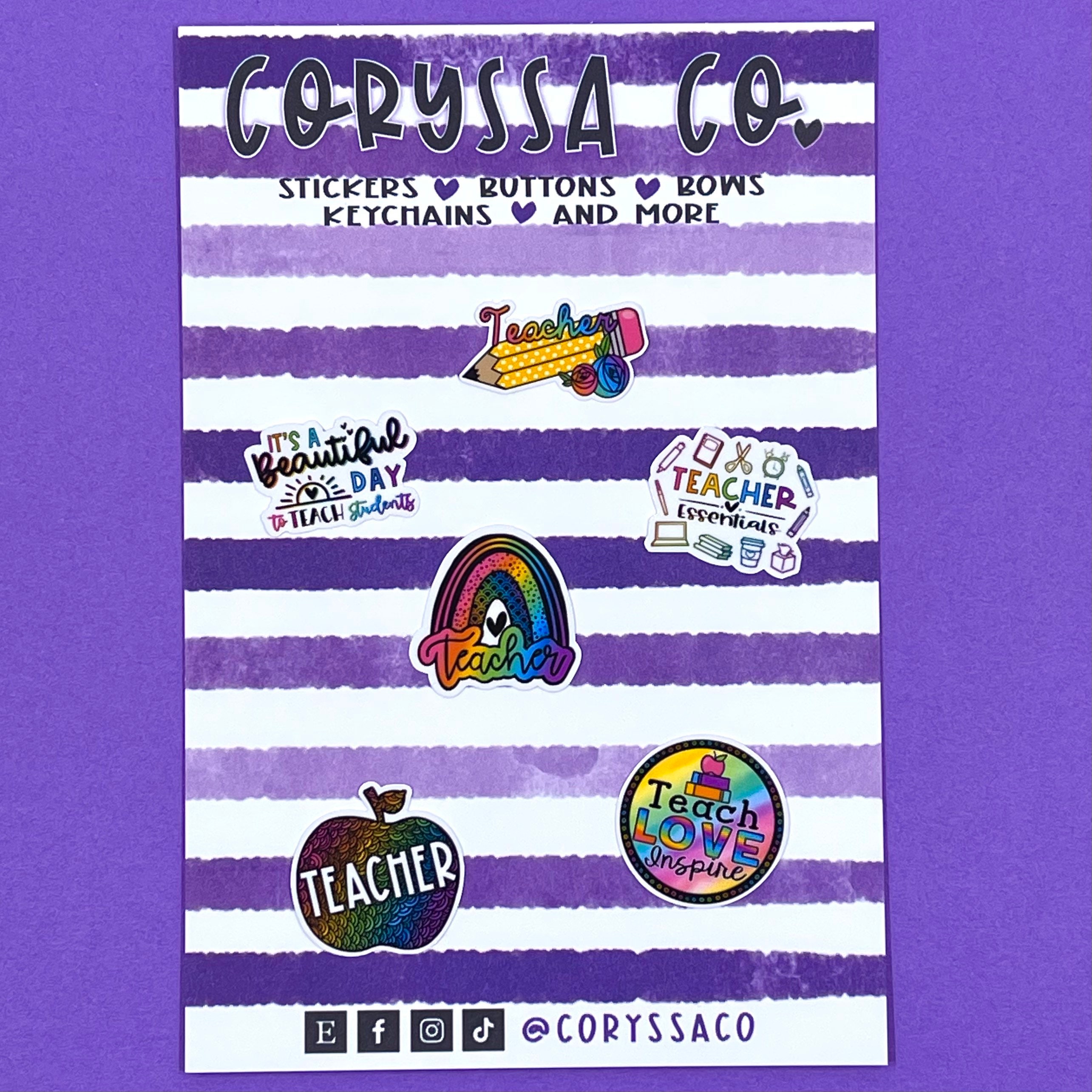 Mini Prof Sticker MINI Teacher Sticker Pack | 1