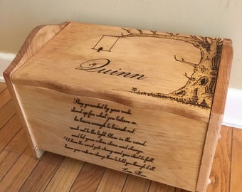 Cofre de juguetes con columpio de árbol, Columpio de pájaro, caja de juguetes, Árbol