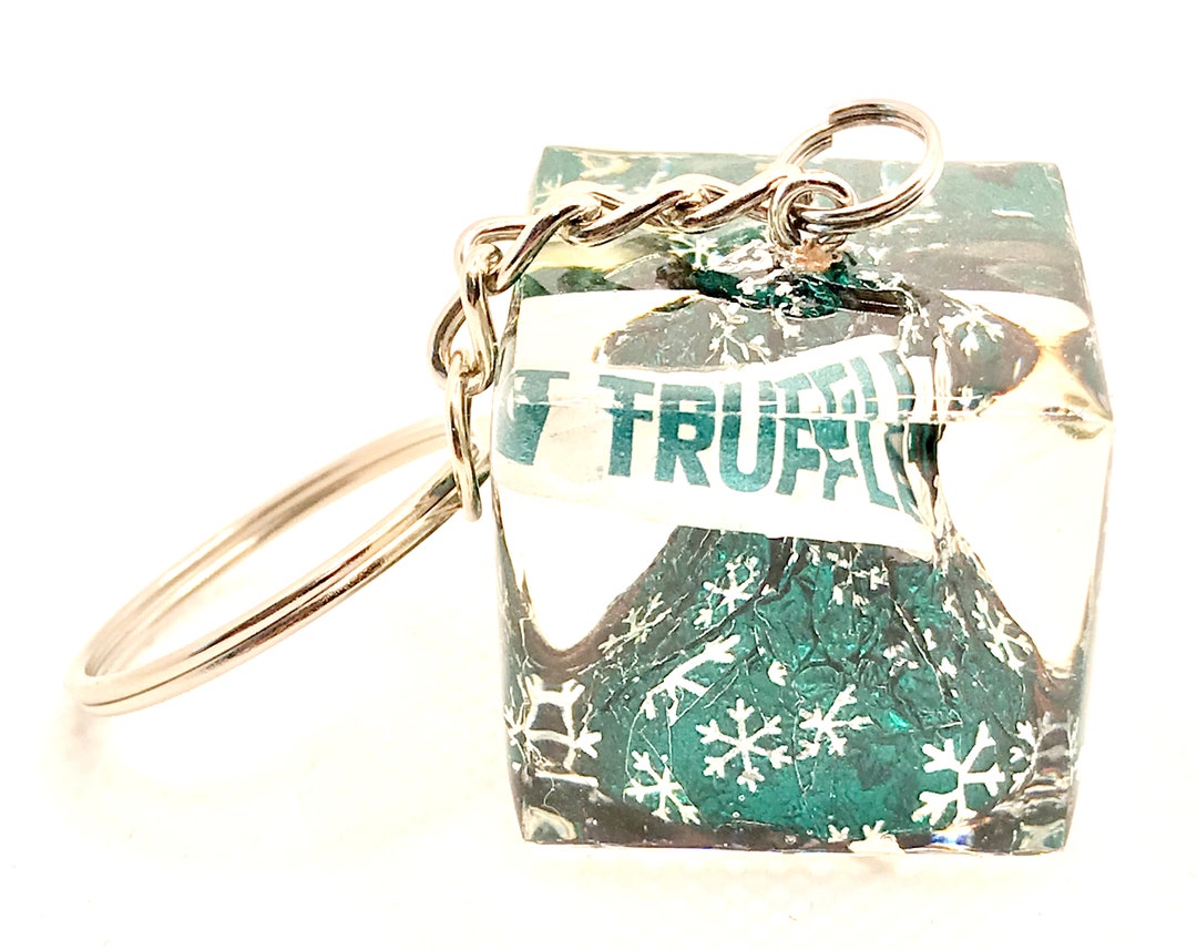 Hershey's Kisses mint Truffle Keychain Etsy