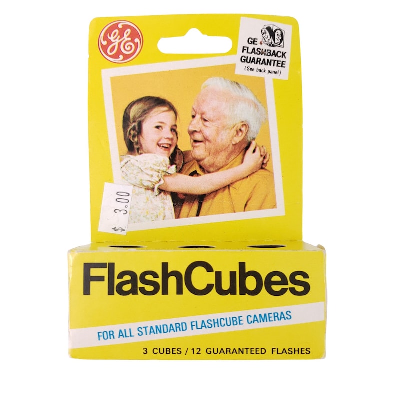 Vintage GE Flash Cubes For All Standard Flashcube Cameras 3 Etsy