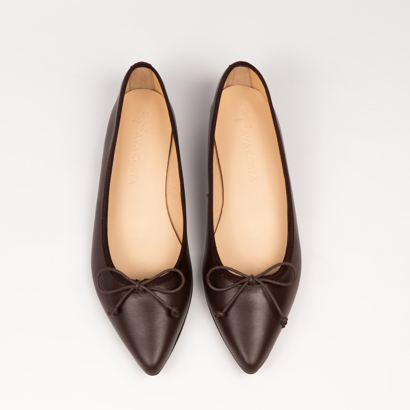 brown ballet flats | brown leather ballerina shoes | elegant flat shoes for women | pointed toe flats | global free shipping brown ballet flats | brown leather ballerina shoes | elegant flat shoes for women | pointed toe flats | global free shipping