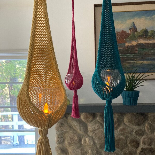 Hanging Tea Light Etsy