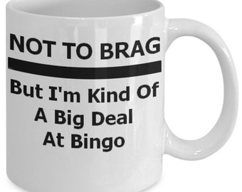 Bingo Gifts, Bingo Games Gifts, Bingo Mug, Bingo Gift, Bingo Night, Bingo Accessories, Board games for Adults, Brag Big Deal at Bingo