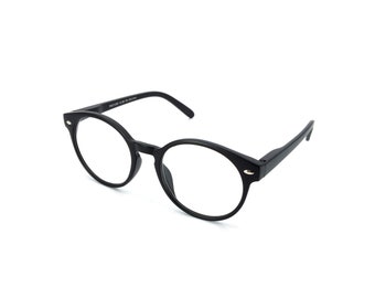 Marquez Reading Glasses | Fashion | Classic | Round | Vintage style | Retro | Hanson | Unisex | Women | Men | Eyewear | Frame | Book