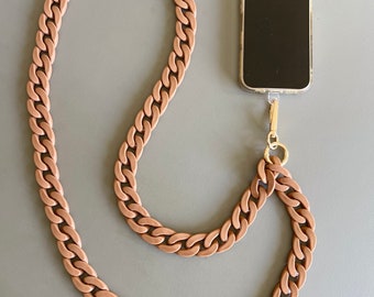 Phone chain/Phone lanyard/Phone strap/Cell phone chain/Phone necklace/Phone case lanyard/Handmade phone chain/Fashion phone chain/Rainbow