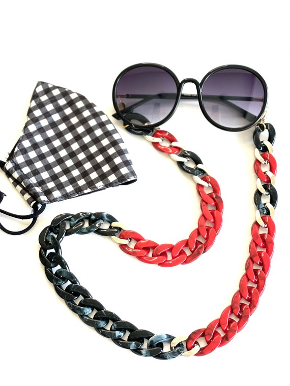 Glasses Chain/glasses Holders/sunglasses Cords/eyewear Lanyard/sunglasses  Chain/eyewear Retainers/eyeglass Protection/gift for Her 