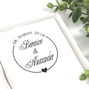 Handkerchief for the bride and groom - personalized