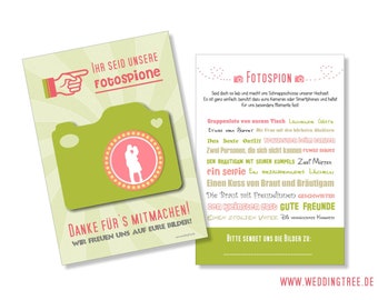 Wedding Game 50 Photo Spy Cards