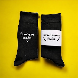 Wedding socks with personalization | Personalized prints | Getting Ready wedding accessory groom | Suit socks