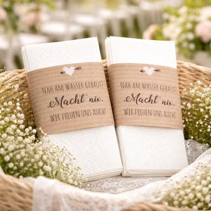 Bandas de papel para bodas | Adornos de papel para bodas | Bandas de papel para bodas | Programa de bodas | Recuerdos de boda