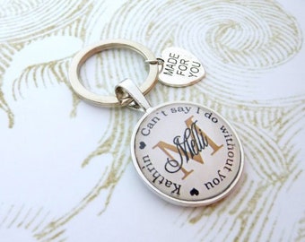 Gift Trauwitness, personalized keychain, gift girlfriend of the bride, keychain gift to wedding