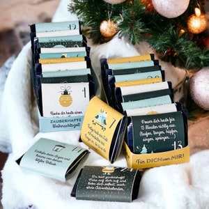 Advent calendar mindfulness filled with 24 ideas for the Christmas season, DIY, printable, self-love