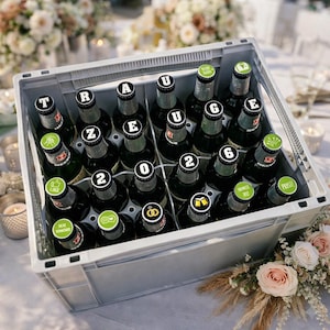 ベストマンへの贈り物 | ビール瓶キャップステッカー | 2026年ベストマン | 友人・兄弟へのベストマンギフト