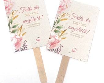 Fächer Hochzeit | Eleganter Garten