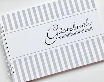 Gästebuch zur Silberhochzeit