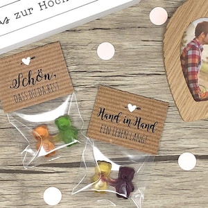 Gastgeschenk zur Hochzeit Hand in Hand ein Leben lang Bild 5