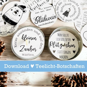 Download Tealight Messages Advent Magical Tealights Advent Calendar