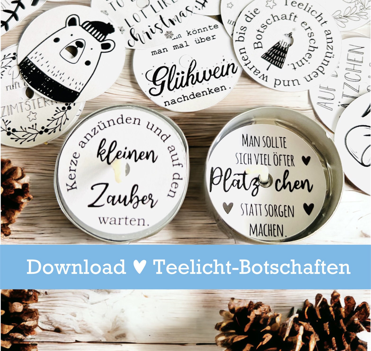 Download Tealight Messages Advent Magical Tealights Advent Calendar