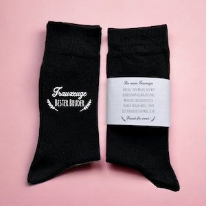 "Best Brother" socks for the best man, wedding gift