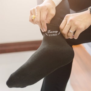 Chaussettes pour le témoin du mariage, cadeau pour le témoin image 7