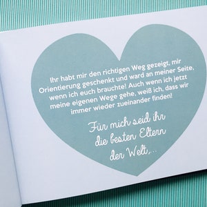 Eltern des Bräutigams Erinnerungsalbum, Geschenk zur Hochzeit, Geschenkbuch zur Hochzeit, Danksagung an Eltern, Mutter und Vater Bild 4