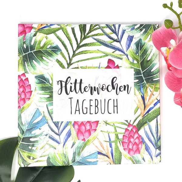 Flitterwochen Reisetagebuch "Tropical"