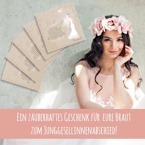 JGA Junggesellinnenabschied Rubbelkarten, Spiel für den JGA Geschenk für die Braut
