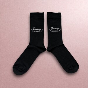 Socks for the best man at the wedding, gift for the best man image 10