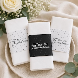 Wedding Tears of Joy Bands | Wedding Tissue Decorations | Tears of Joy Tissue Bands | Wedding Program | Wedding Favor