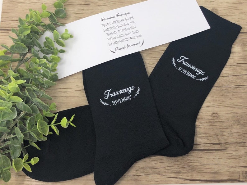 Chaussettes pour le témoin du mariage, cadeau pour le témoin image 4