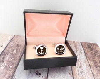 Cufflinks Personalized, Bride Father, Wedding, Wedding Accessories, Bride Parents, Bride, Groom, Gift Man, Bride couple