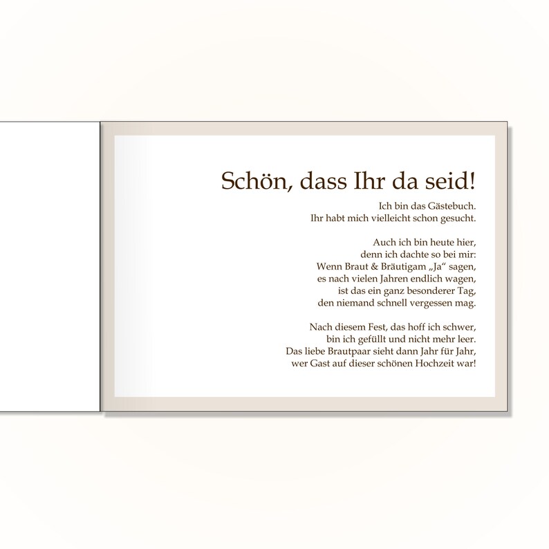 Gästebuch zur Hochzeit in gestreift Gebunden/Hardcover Bild 2