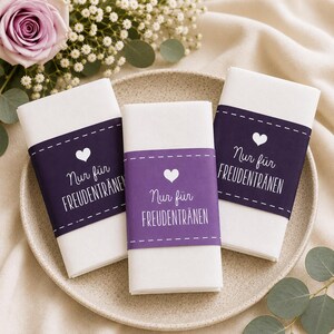 Wedding Tears of Joy Bands | Wedding Tissue Decorations | Tears of Joy Tissue Bands | Wedding Program | Wedding Favor