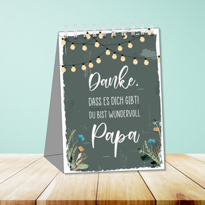 Scratch Calendrier Cadeau pour le meilleur papa au monde Anniversaire de Pâques