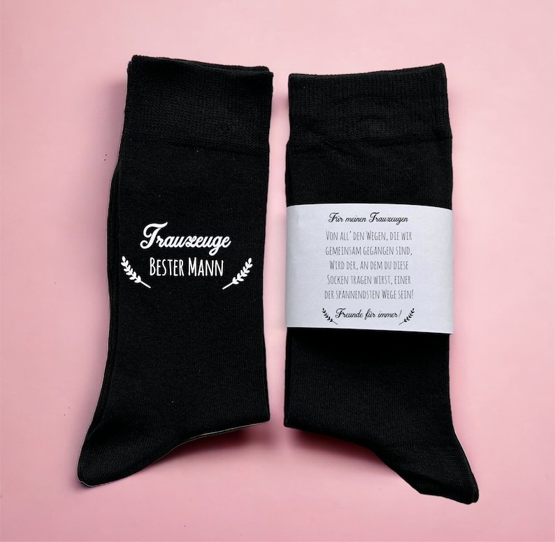 Chaussettes pour le témoin du mariage, cadeau pour le témoin image 1