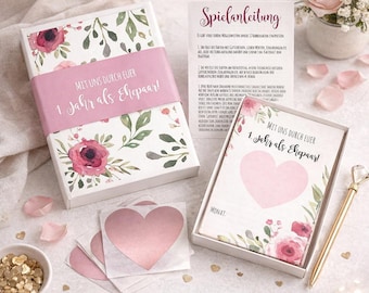 Wedding Scratch Cards | Join us for your first year together | Gift for the bride and groom | Wedding surprise game